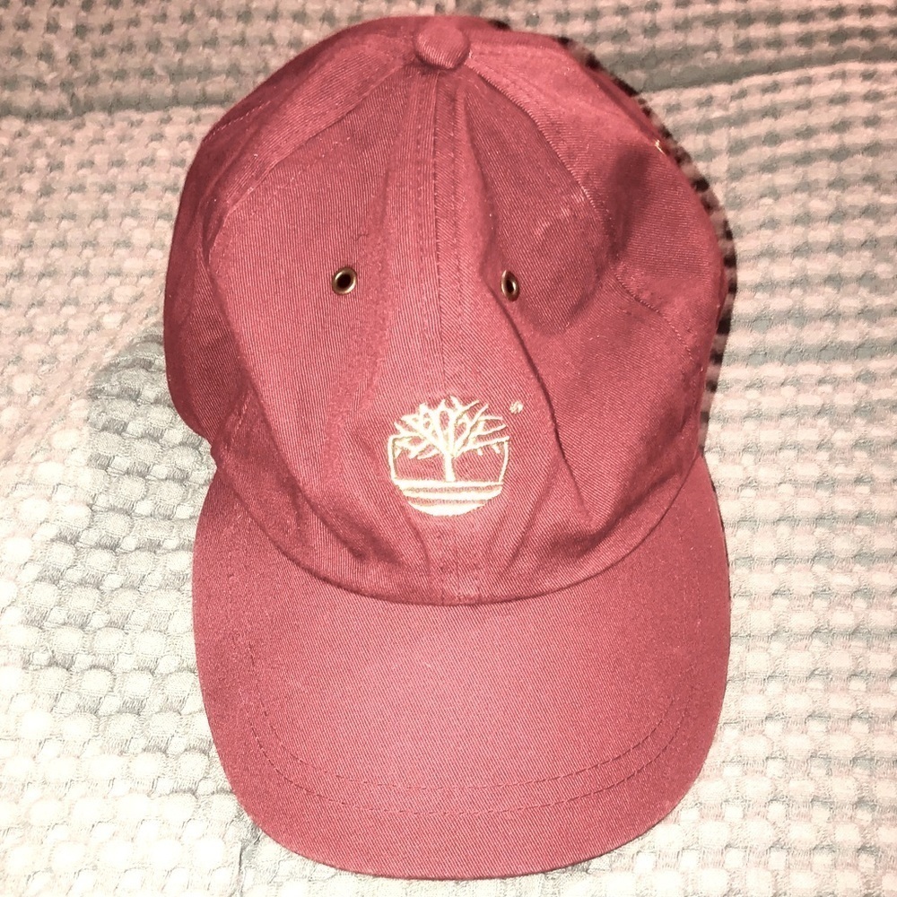 Timberland baseball hat Burgundy OSFA